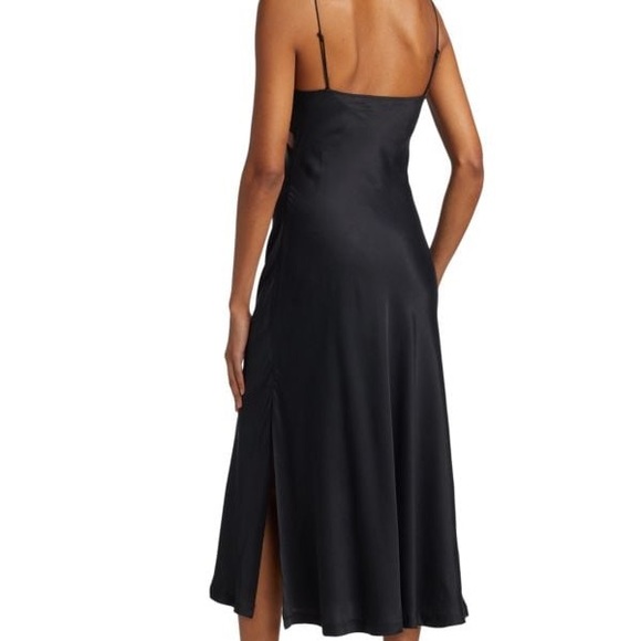 JONATHAN SIMKHAI STANDARD Eliza Essentials Cut Out Slip Dress - Picture 3 of 5